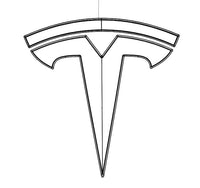 Tesla Rear "T" Emblem