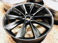 Tesla 21” Black Onyx Staggered Wheel Set